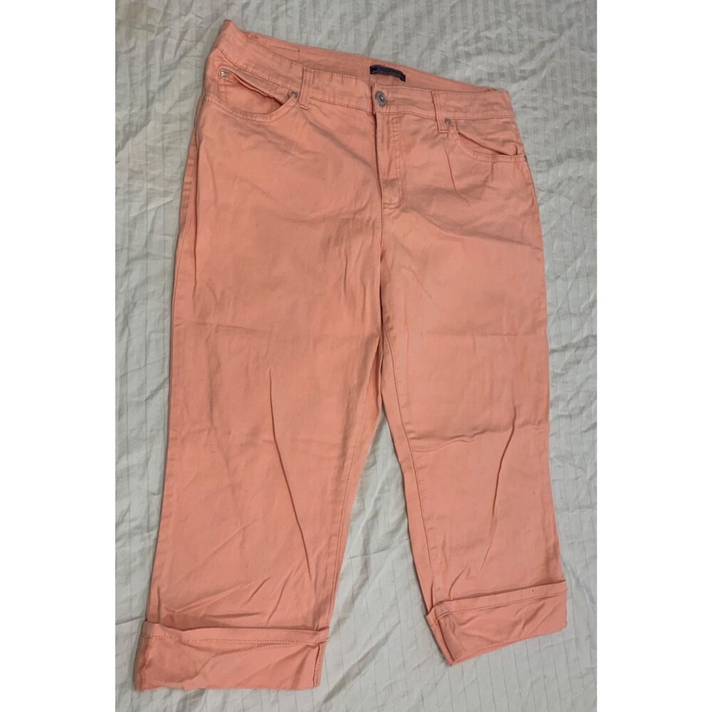 BANDOLINO MANDIE WOMENS JEANS CAPRIS PANTS SIZE 14